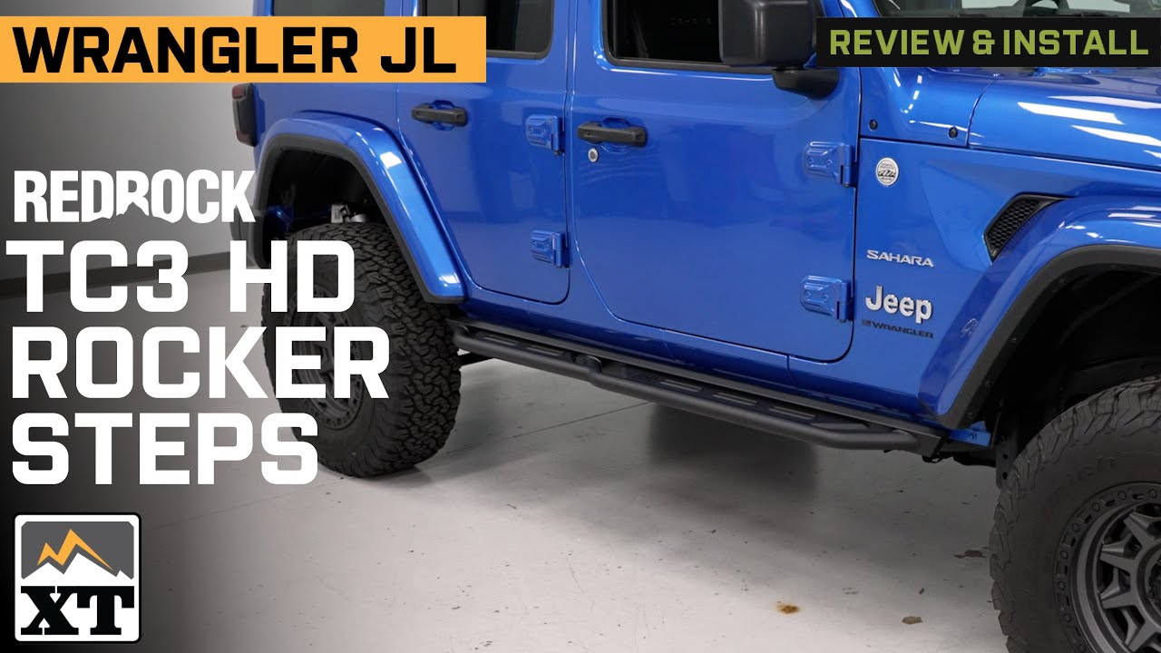 Jeep Wrangler JL RedRock TC3 HD Rocker Steps Review & Install