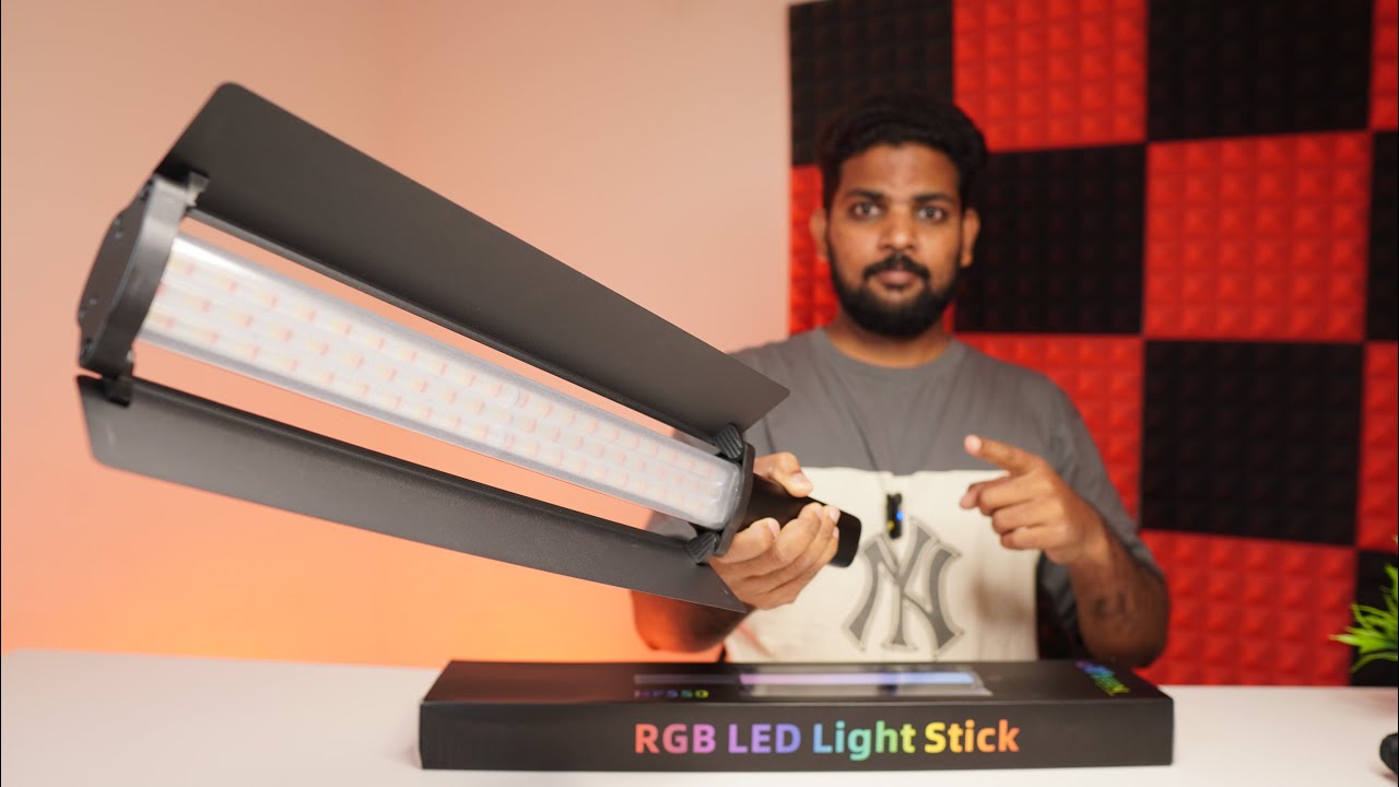HIFFIN HF-550 RGB LED light stick for YouTube | Light for studio setup