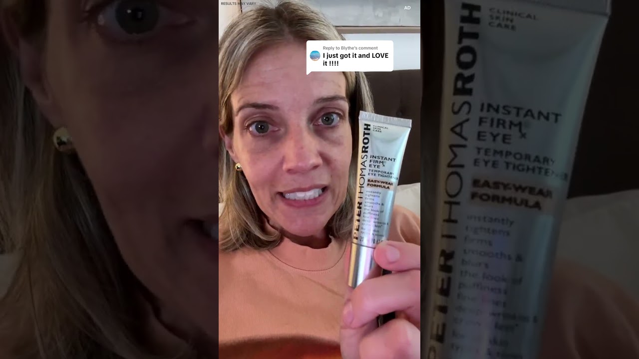 the new Instant Firmx Eye Temporary Eye Tightener Easy Wear formula from Thomas Roth Labs was