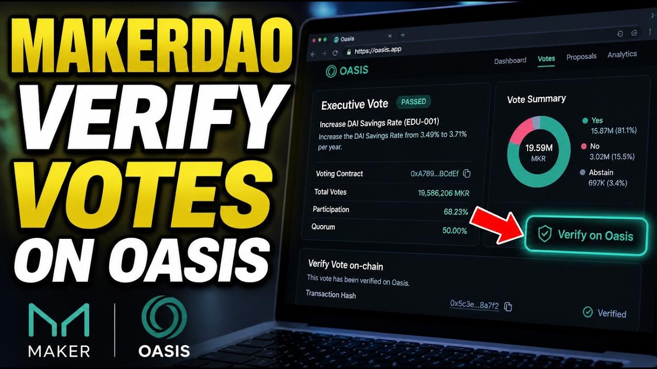 How to verify MakerDAO votes on Oasis - Complete Guide