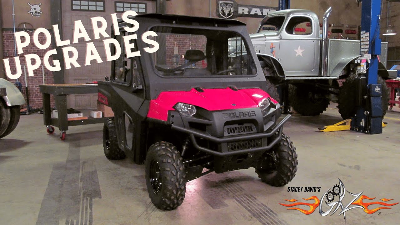 Polaris Ranger UTV SXS Side-by-Side Lift, Tires, & Axle Upgrades - Stacey David's Gearz S6 E14