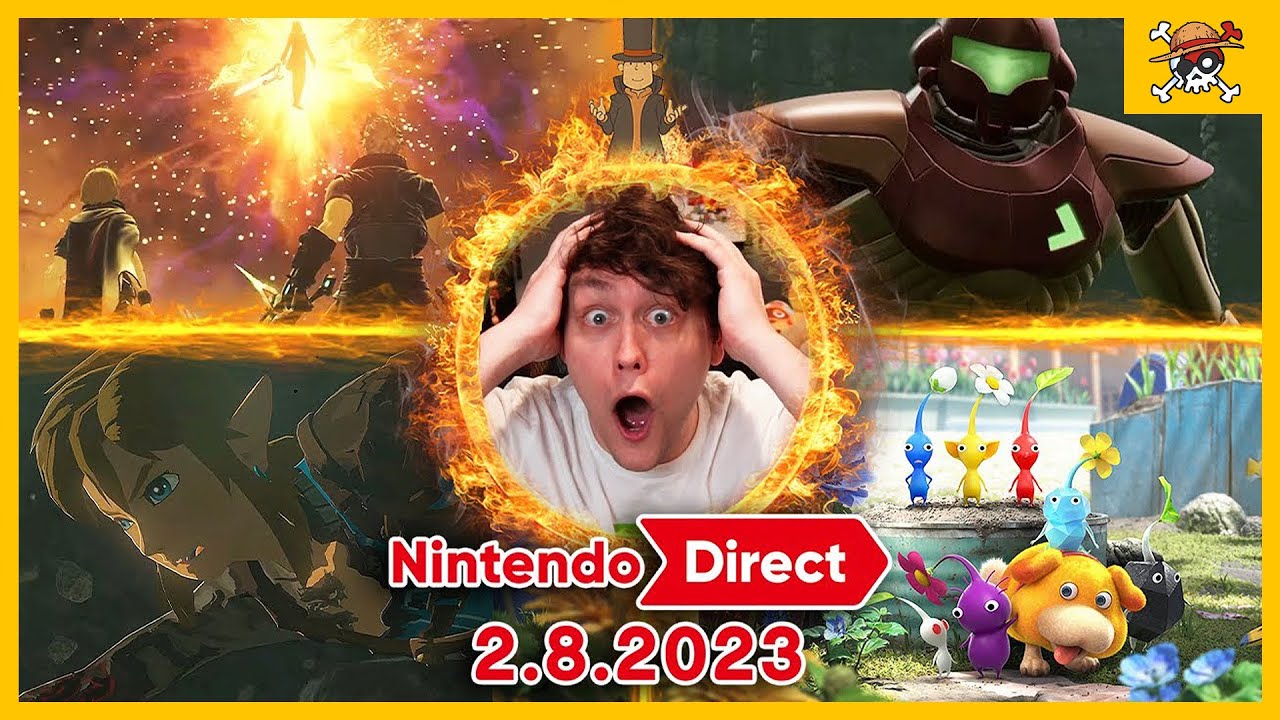 Nintendo Direct 2.8.2023 - RogersBase Reacts