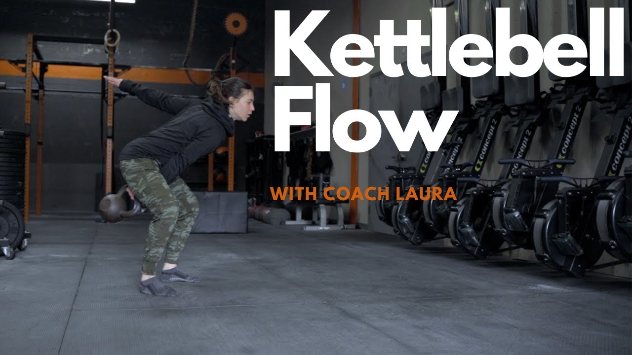 Full Body KettleBell Flow Workout | Intermediate Level KB Workout
