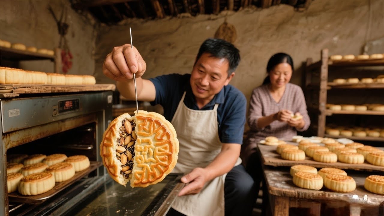 ASMR | Crafting China’s Unique Mooncakes: Ancient Village Secrets | No Talking | 中国传统美食 | 月饼