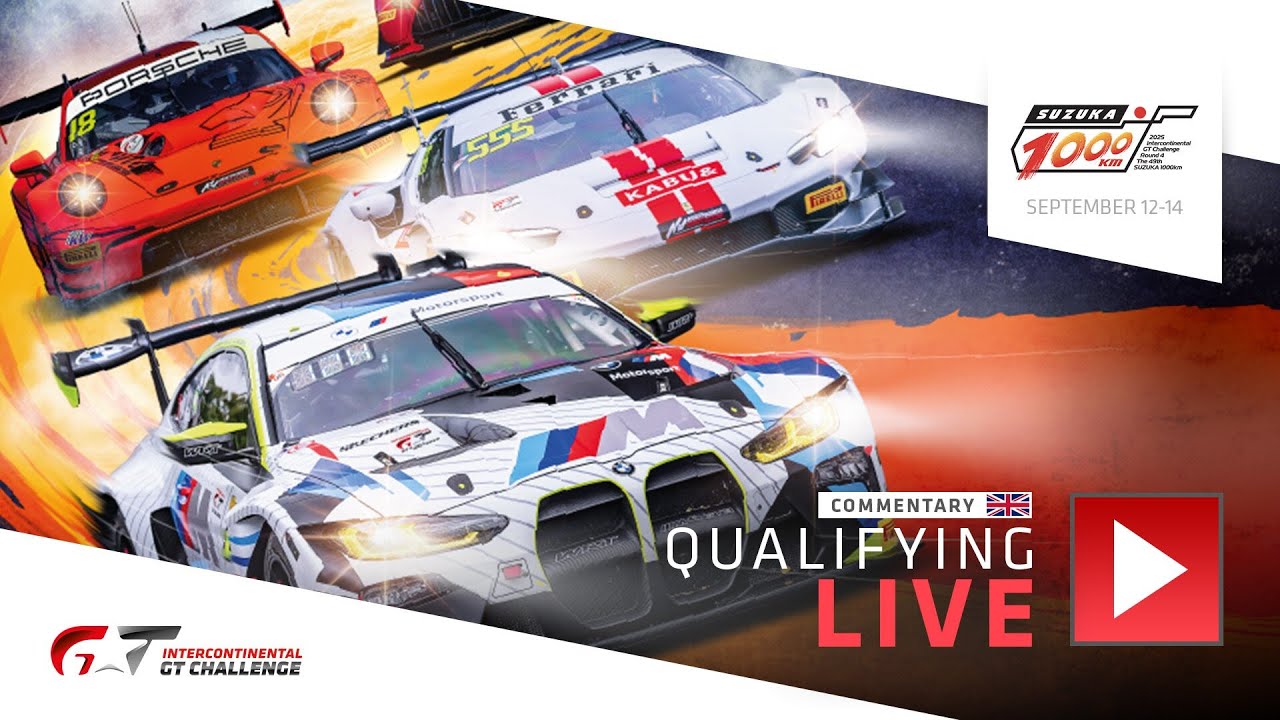 🇬🇧 LIVE | Qualifying | Suzuka 1000km | Intercontinental GT Challenge 2025