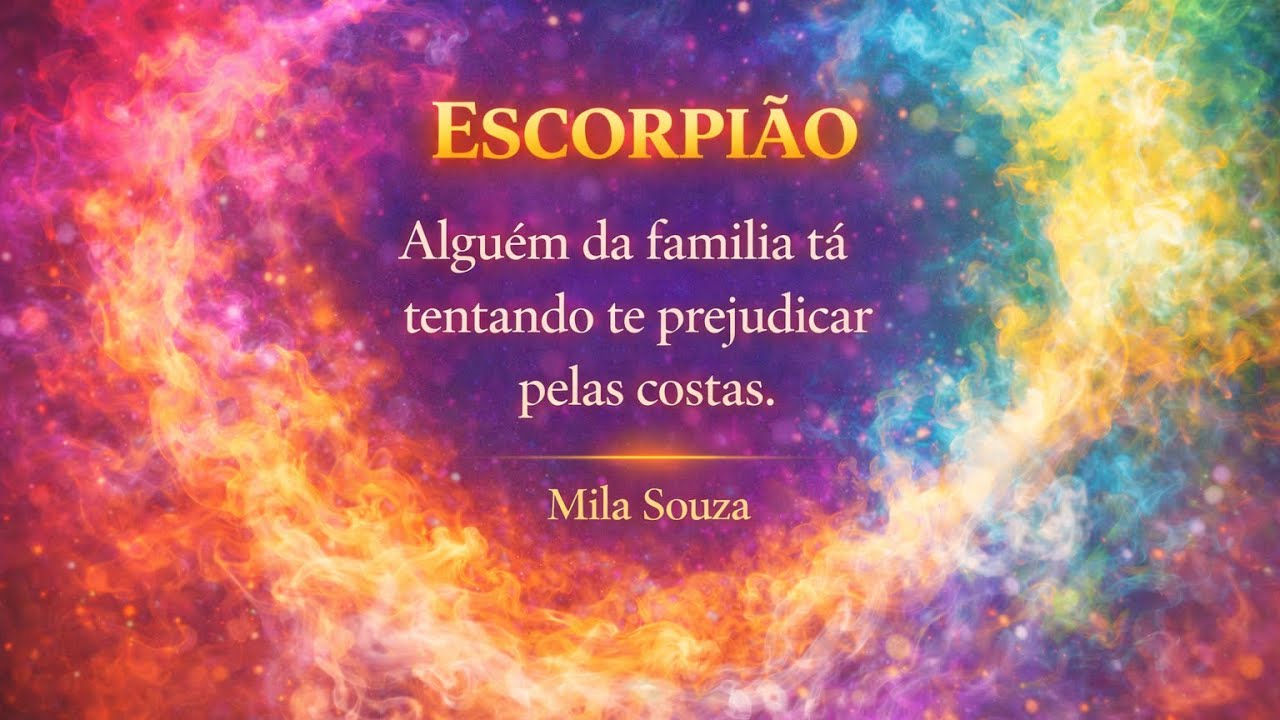 ESCORPIÃO ♏️ 11/02/2026 (11)998970271- ALGUÉM QUE TEM DUAS CARAS ESTÁ ANDANDO COM VOCÊ...