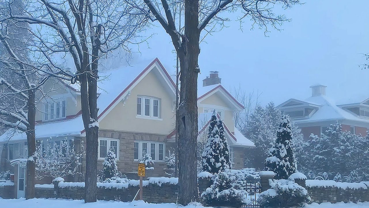Enchanted Snowy and Cozy Village in Ontario - Canada Travel - Canadian Lifestyle