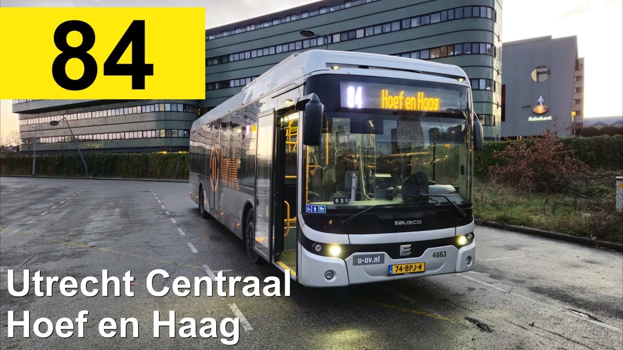 U-OV lijn 84: Utrecht Centraal  - Hoef en Haag Zuid  | Transdev Utrecht | Transdev 4663 | 2025