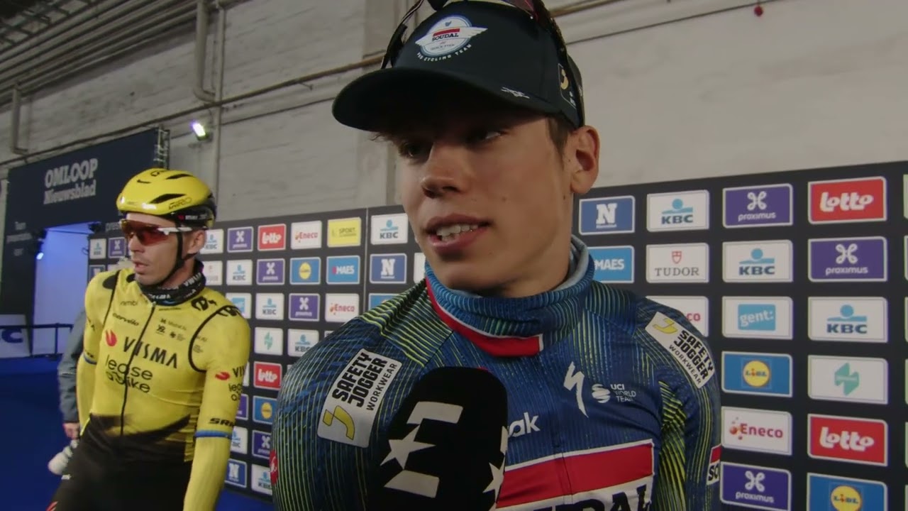 Paul Magnier - Interview au départ - Omloop Nieuwsblad 2026