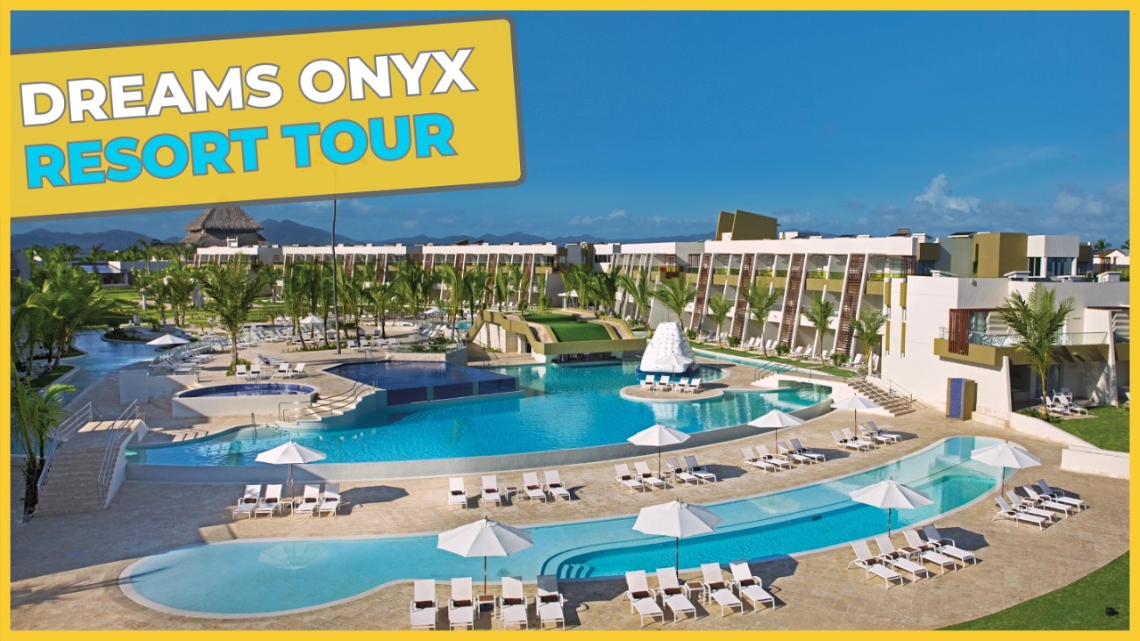 Курортный отель Dreams Onyx Resort and Spa: Пунта-Кана - Экскурсия по отелю (все включено, 4K)