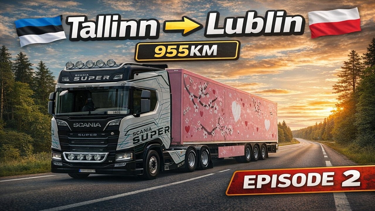 Rediff 24/02/26 | Ep.2 🚛 955 km en Convoi : Tallinn →  Lublin !
