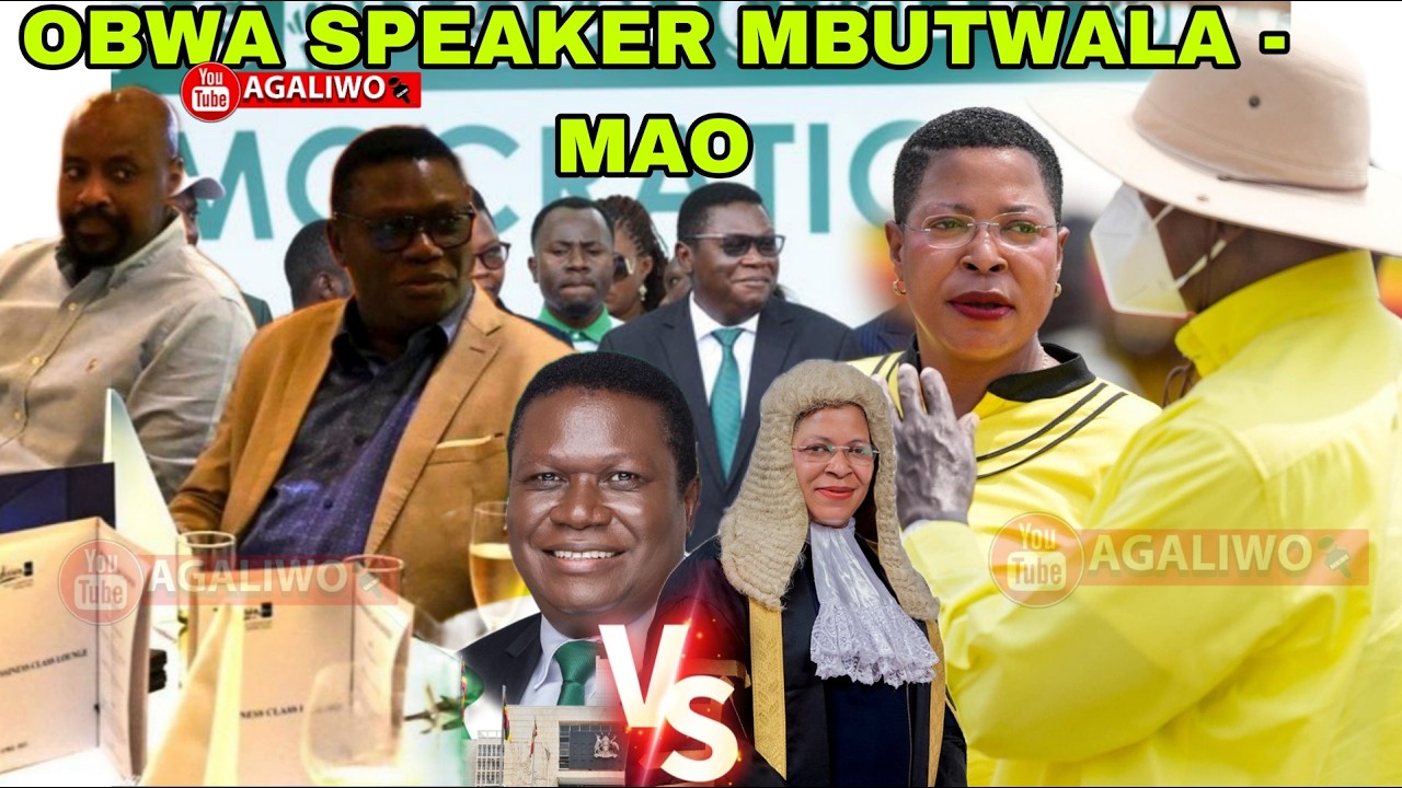 MAO AKUBYE SPEAKER AMONG AWALUMA. ALANGIRIDE ENTEBE YA SPEAKER GEN. MUHOOZI NE GEN. MUSEVENI KU ANI?