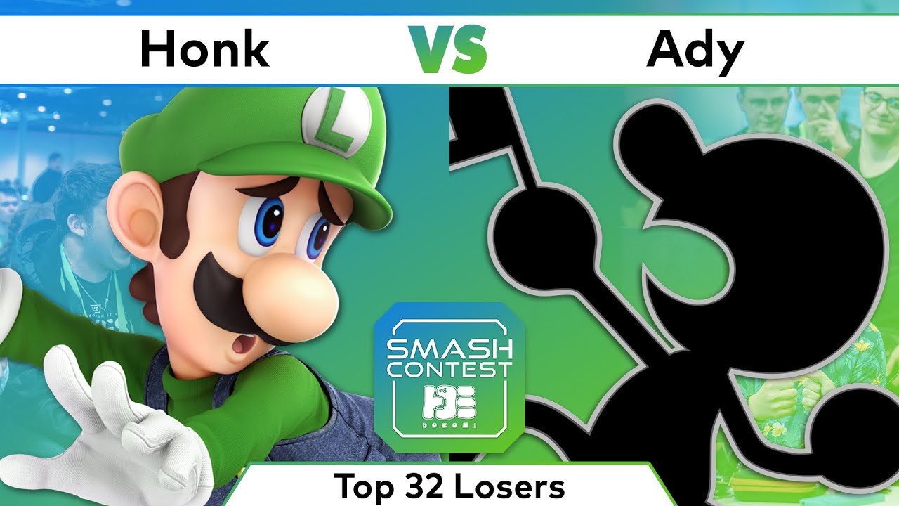 Smash Contest: DoKomi 2023 - BERG | Honk (Luigi) Vs. Ady (Mr. Game & Watch) - Top 32 Losers