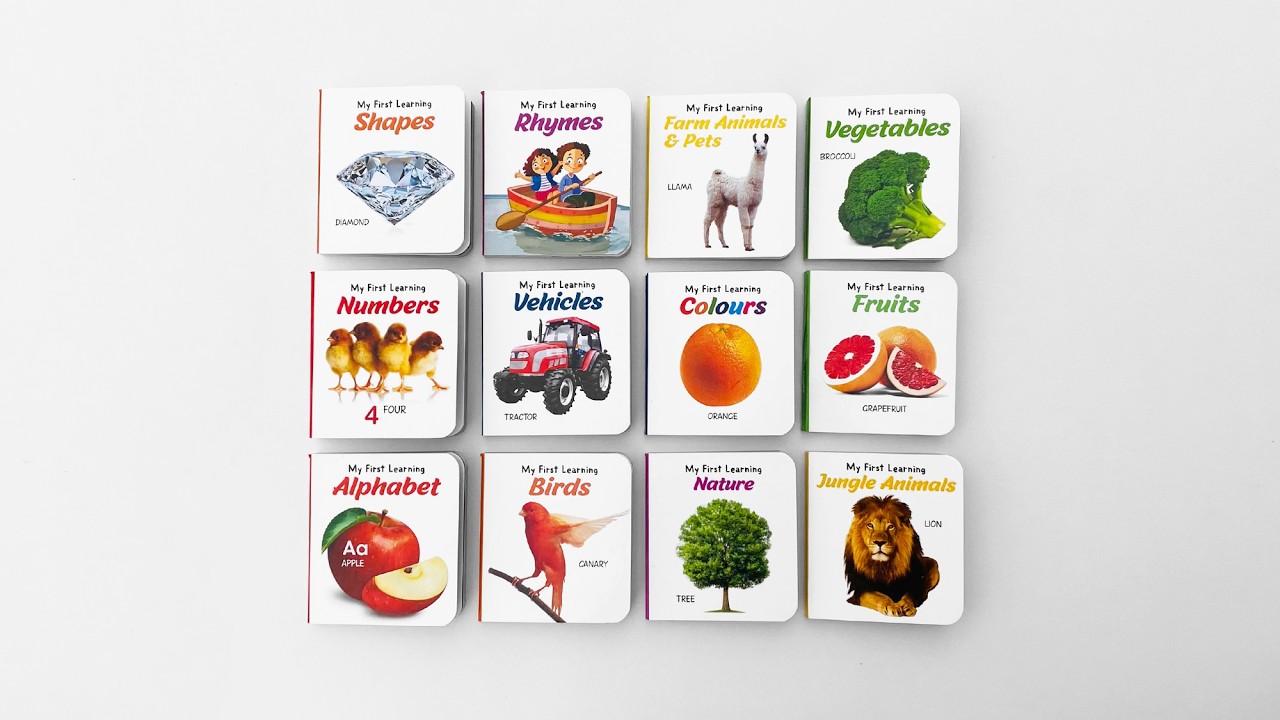 MajesticBookClub Little Librarian 12 Books Unboxing & Review | Kids Early Learning Board Books