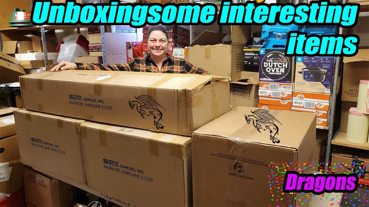 Unboxing some interesting items and we found dragons? Check it out.