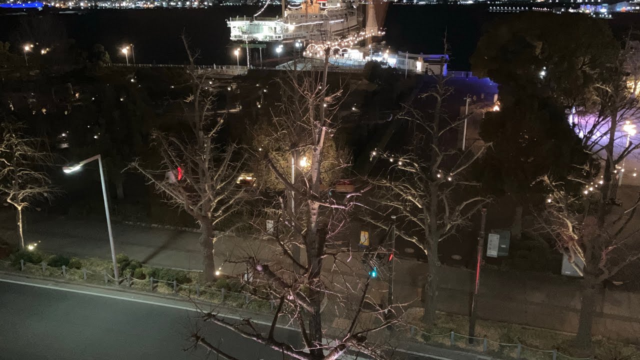 横浜⛵️山下公園⛲️を眺めながら❄️ヒーリング音楽🎶