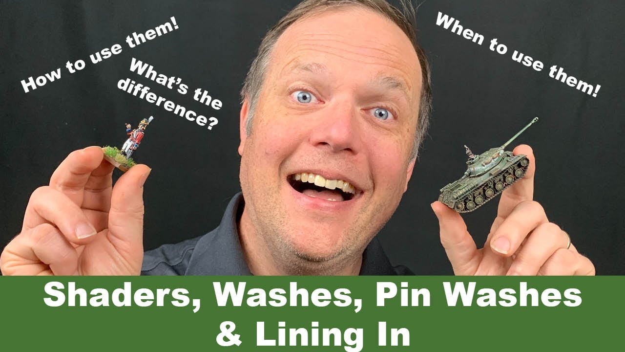Shaders, Pin Washes, Washes & Lining In: Essential Skills for Model Painting & Wargames