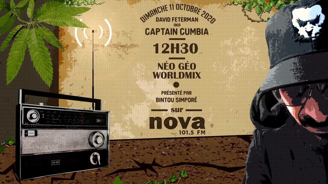 CAPTAIN CUMBIA mixe sur RADIO NOVA