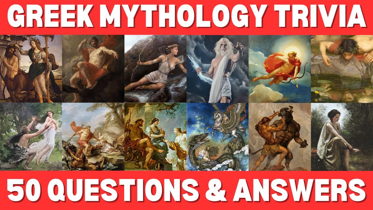 Zeus, Hera, Poseidon, and MORE - 50 Question GREEK MYTHOLOGY Trivia QUIZ - Can YOU Answer them ALL?