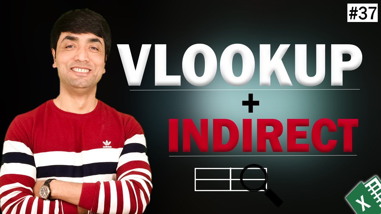 Excel VLOOKUP with INDIRECT Function in Hindi | Use INDIRECT to Reference sheets within VLOOKUP