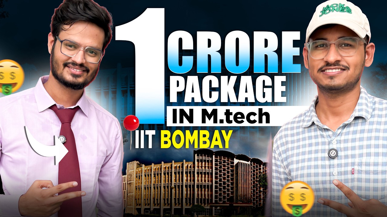 IIT Bombay Mtech without GATE to 1 Crore Package🤫