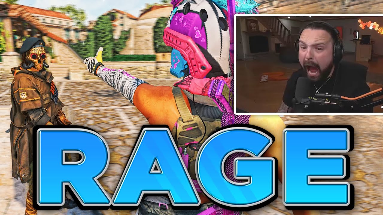 TOP Streamer RAGE moments in WARZONE