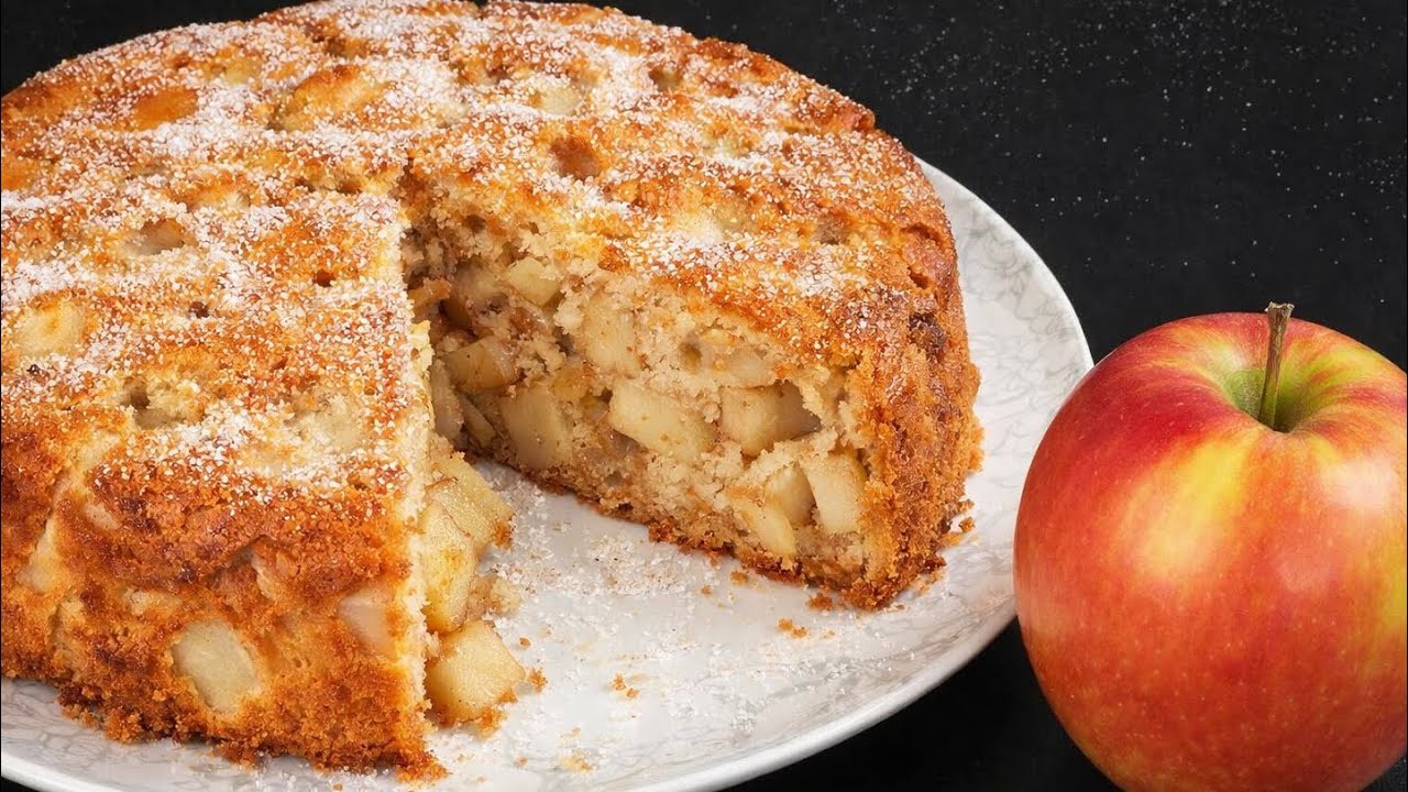 DER BESTE Apfelkuchen in 10 Minuten! 🤩 Sie sollten dieses Rezept UNBEDINGT sehen!