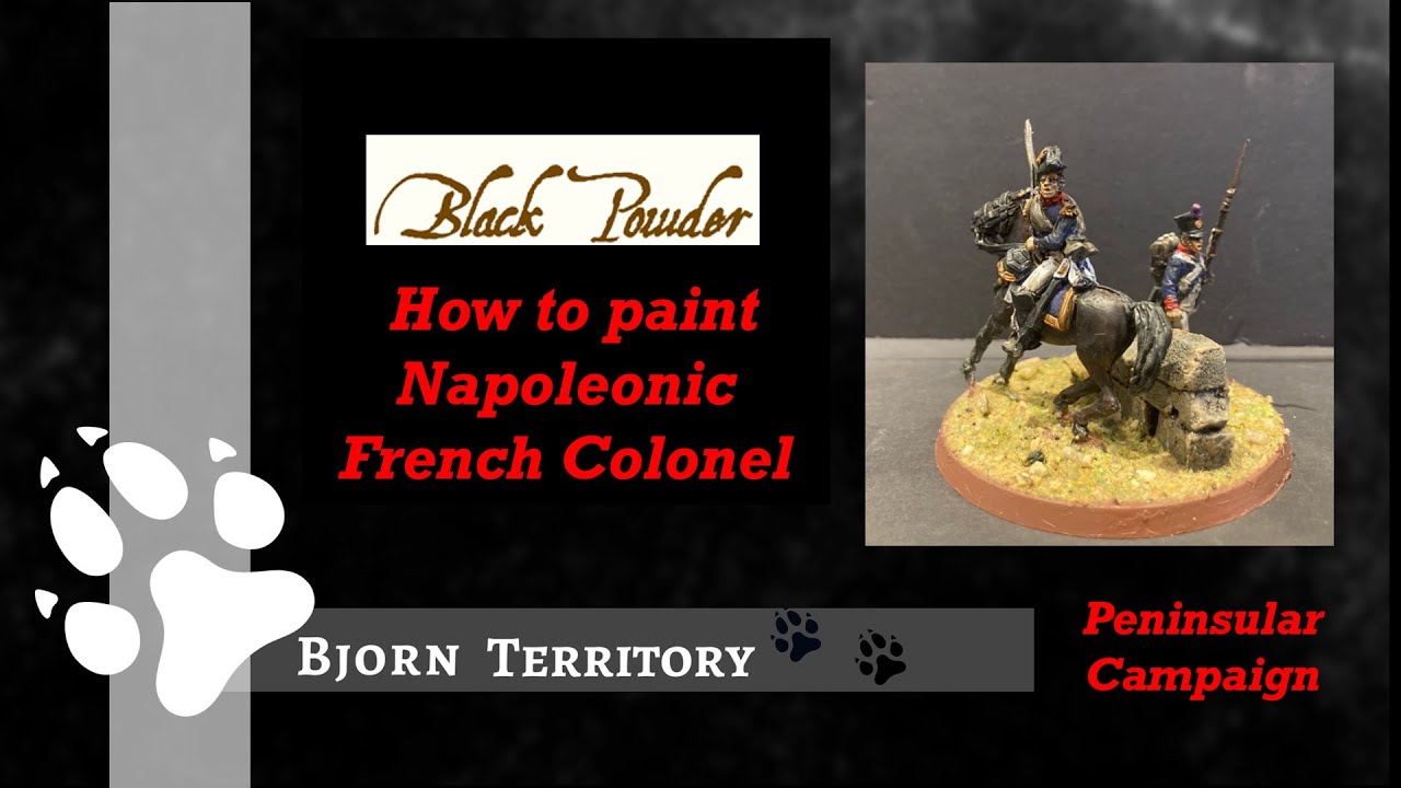 How to paint a Napoleonic French Colonel
