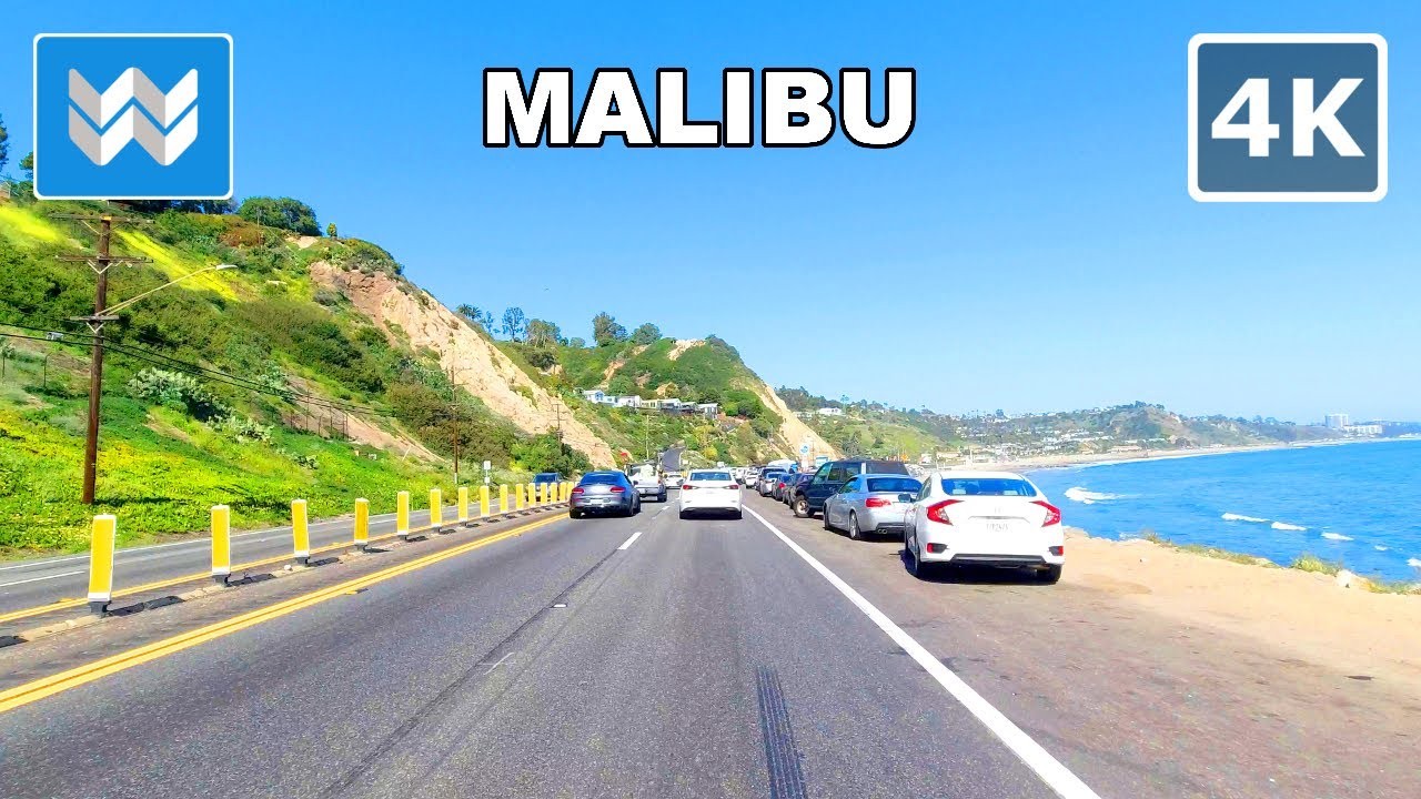 [4K] Scenic Drive: Malibu - Santa Monica - Venice Beach via Pacific Coast Highway (Before Wildfires)