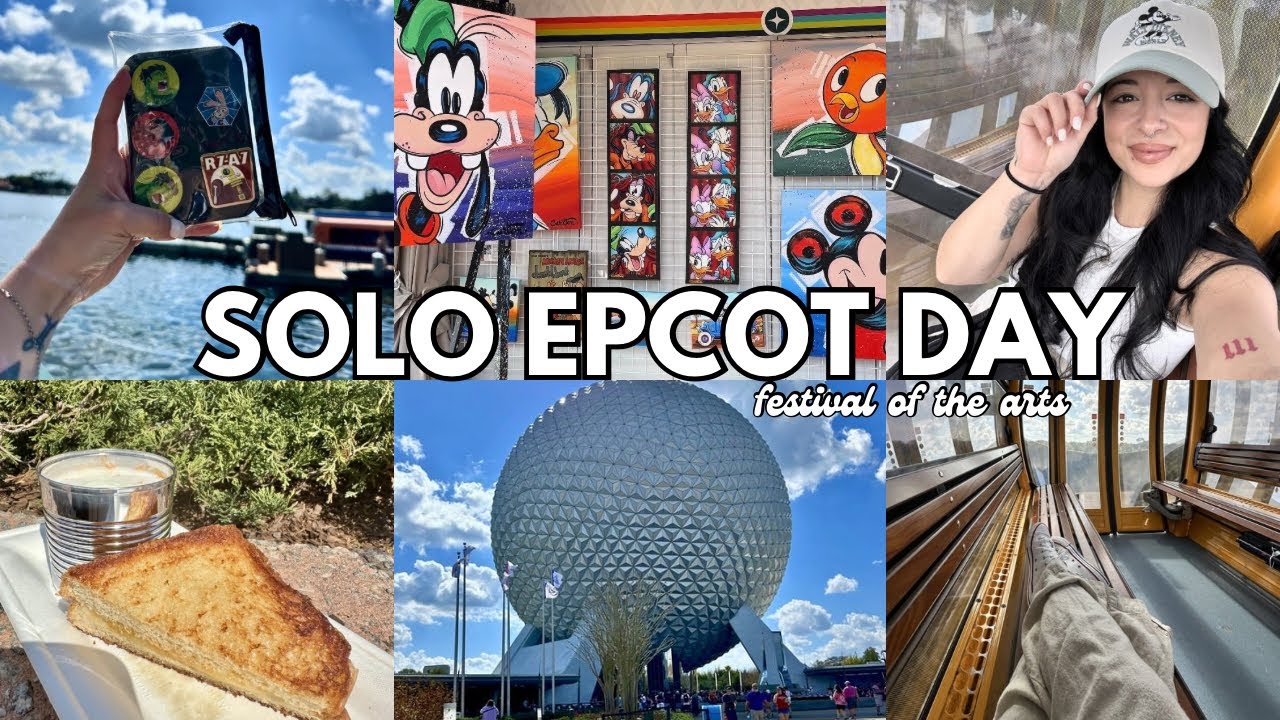 Solo Epcot Day: Festival of the Arts, Skyliner, Pin Trading !  