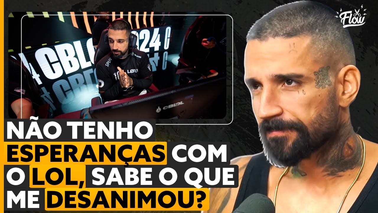 Me APOSENTEI do LOL: BRTT abre o coração no Flow