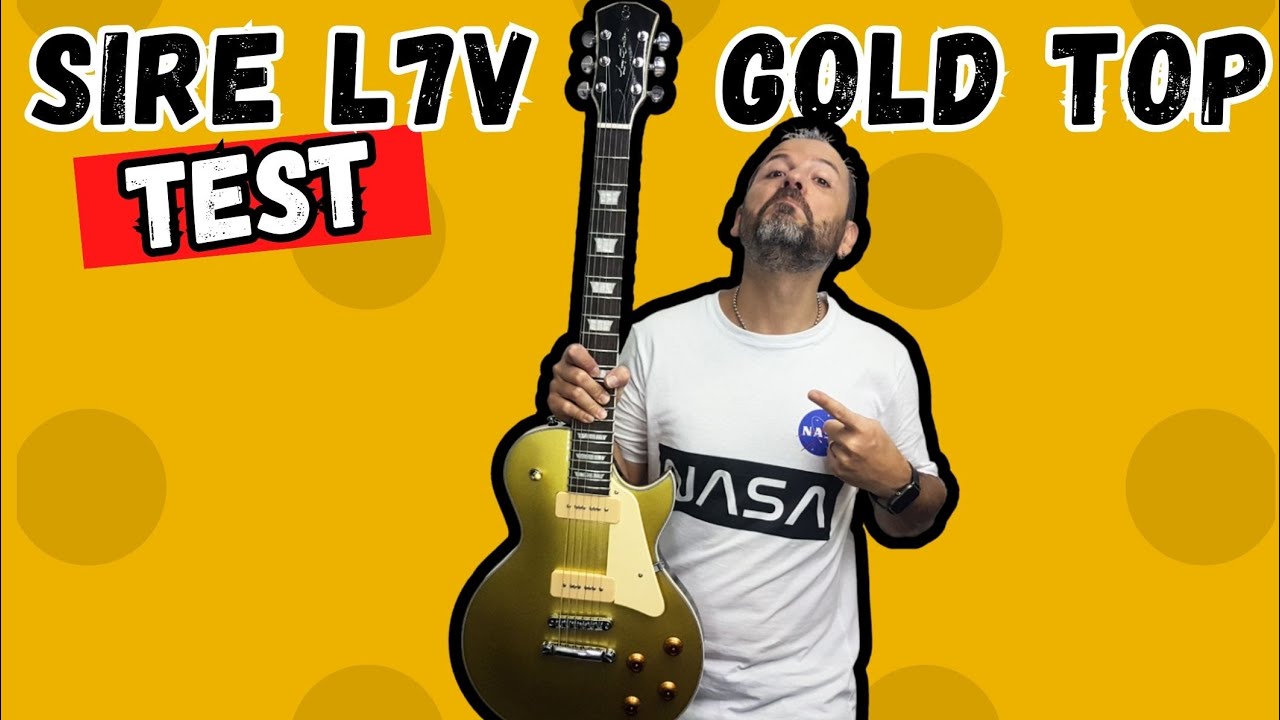 Sire LARRY CARLTONL7V Gold Top P90 - PRIMO TEST-
