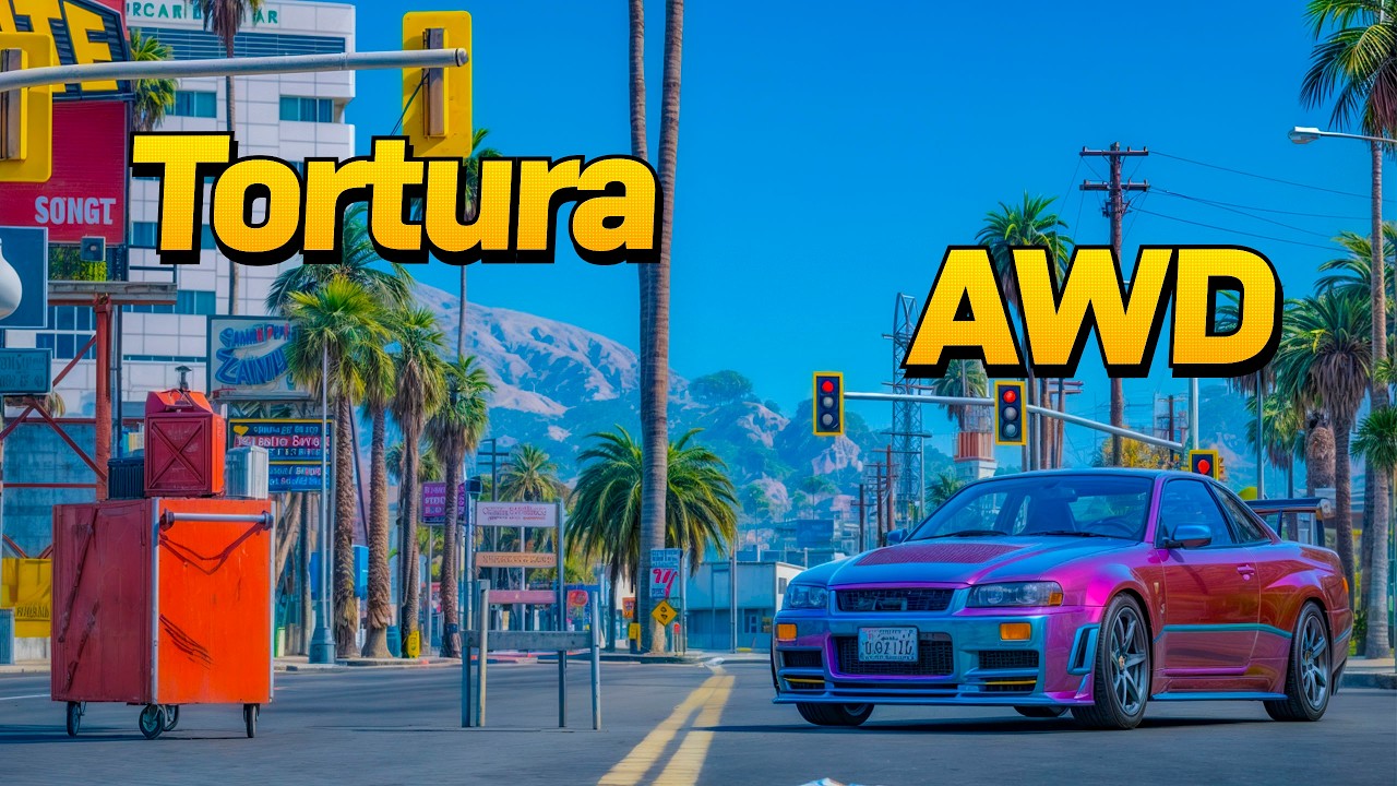 Usamos Un R34 AWD Y Una Silla Para Darle Tortura Al Enemigo