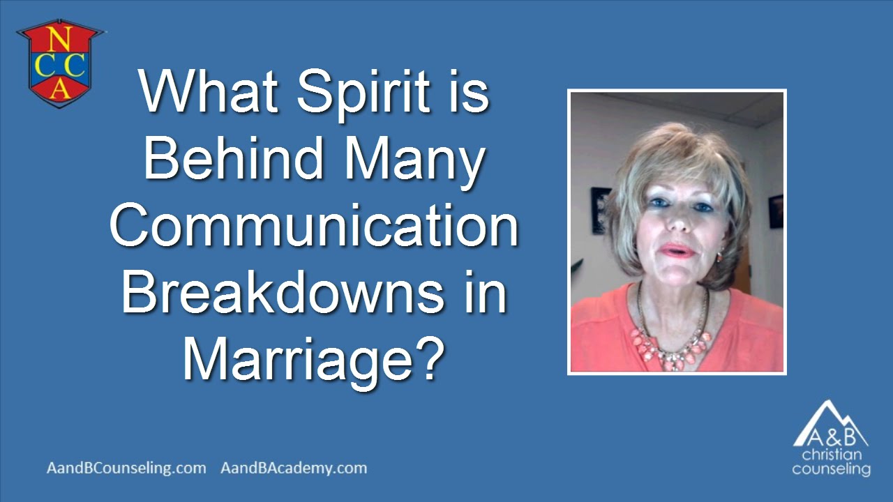 What Spirit is Often Behind Communication Breakdowns in Marriage?