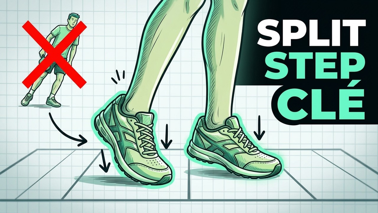 4 choses indispensables dont le split step à connaitre pour améliorer le jeu de jambes au Pickleball