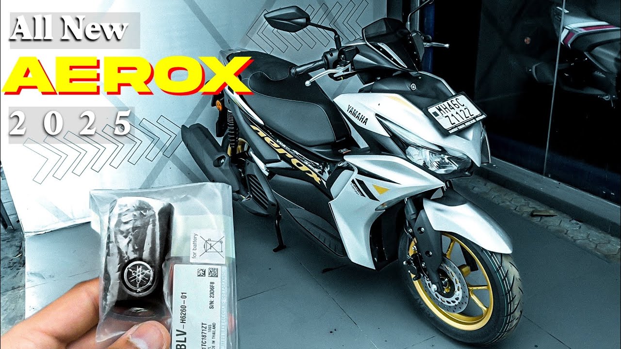 All New 2025 Yamaha Aerox 155 S Detailed Review In Hindi #yamahaaerox #yamahaaerox155 #yamahabikes