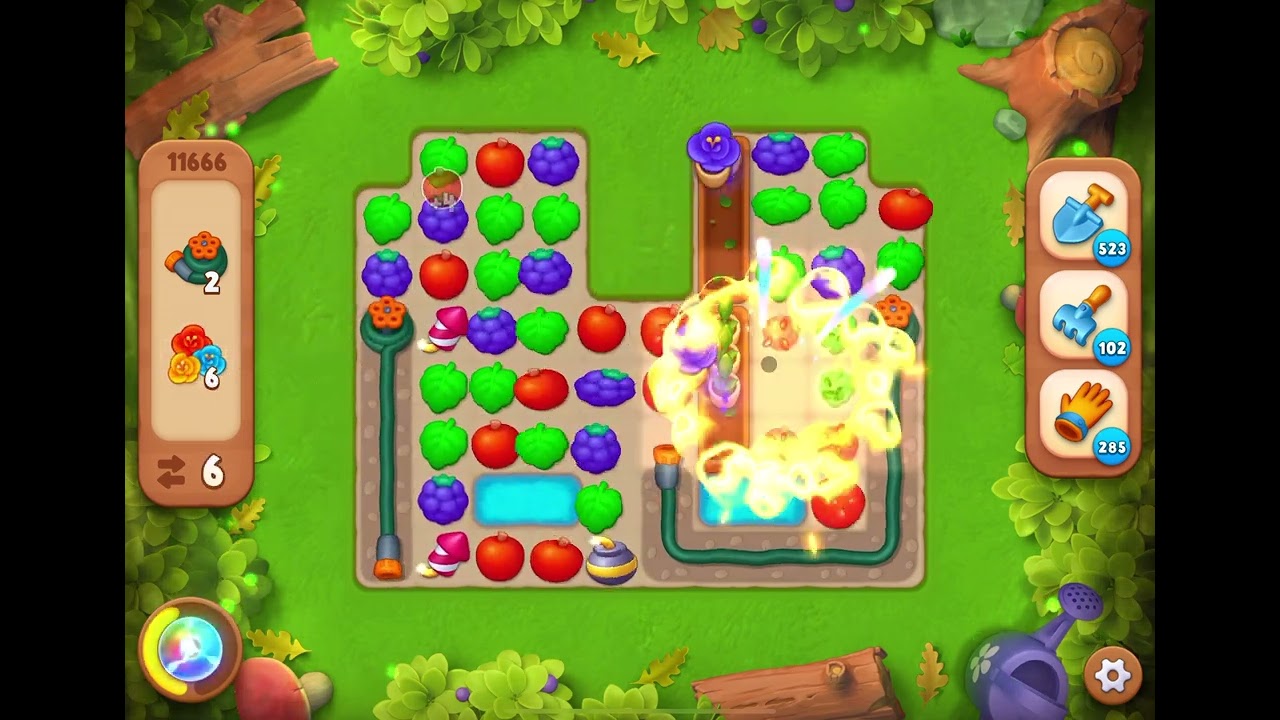 GardenScapes Level 11666 no boosters