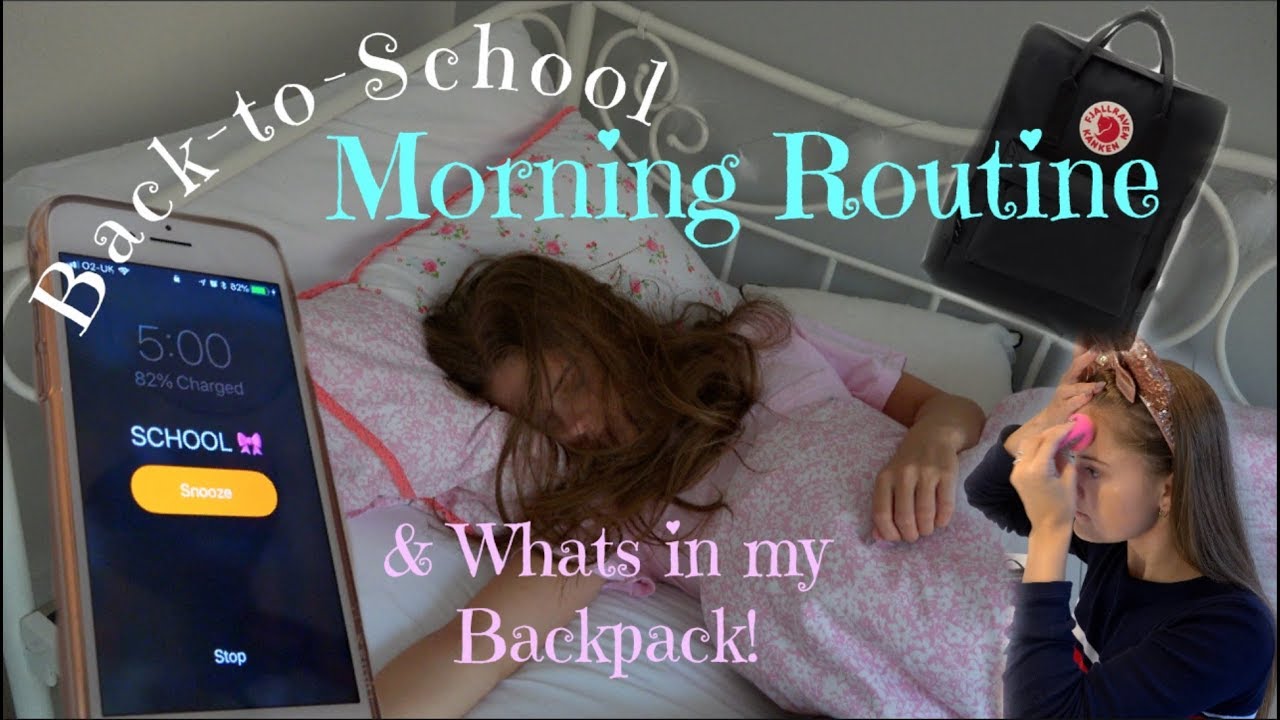 Back to School Morning Routine & What's in my Backpack!