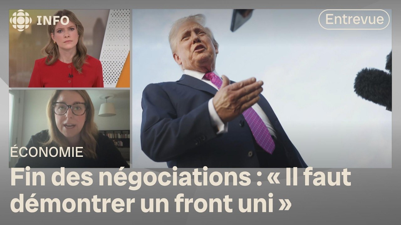 Donald Trump met fin aux n&eacute;gociations avec le Canada : r&eacute;action de Julie White | D'abord l'info