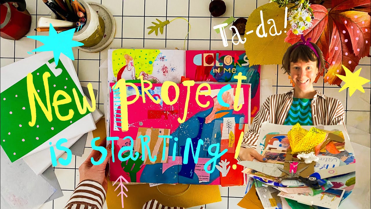 New project is coming! +Insight into my abstract works 💙🌈✨