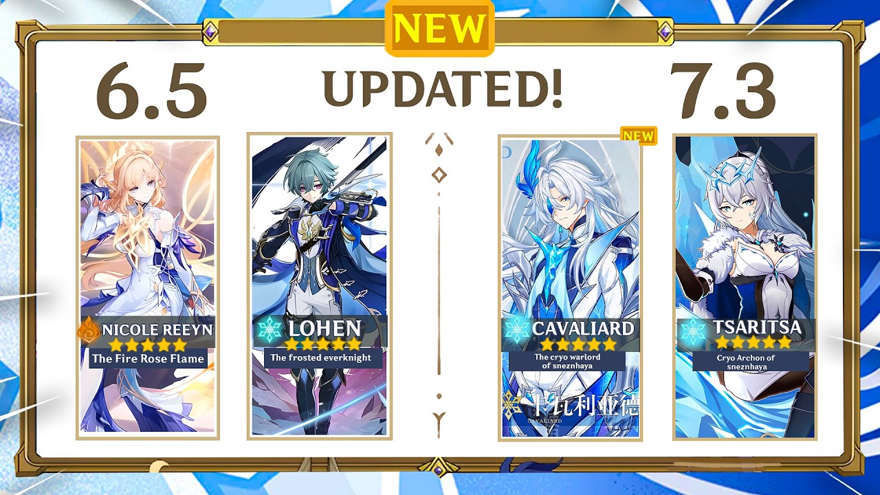 Только что поступили! Обновления 6.6 - 7.3. Баннеры и повторы - Genshin Impact