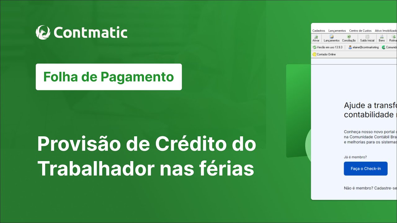 Provis&atilde;o de Cr&eacute;dito do Trabalhador (eConsignado) nas f&eacute;rias