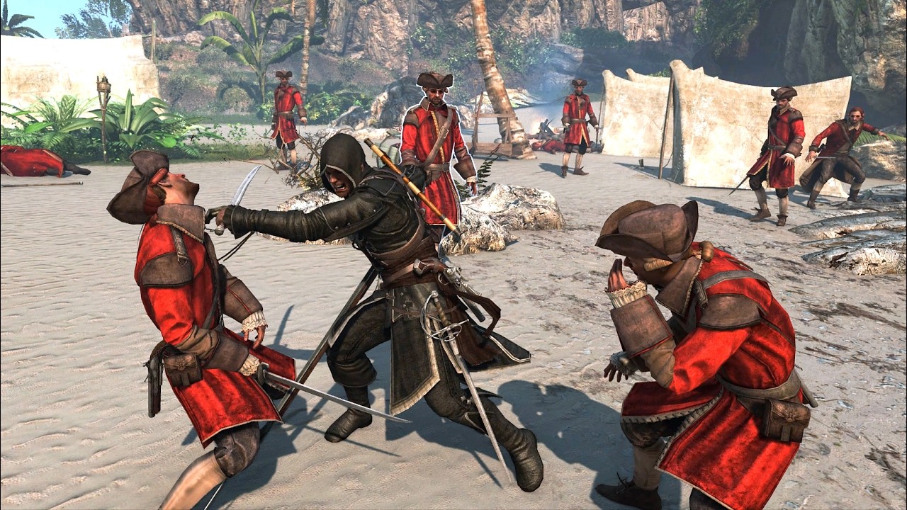 Assassin's Creed 4 Nassau Exploration & High Action Gameplay 9800x3d & Rtx 3080