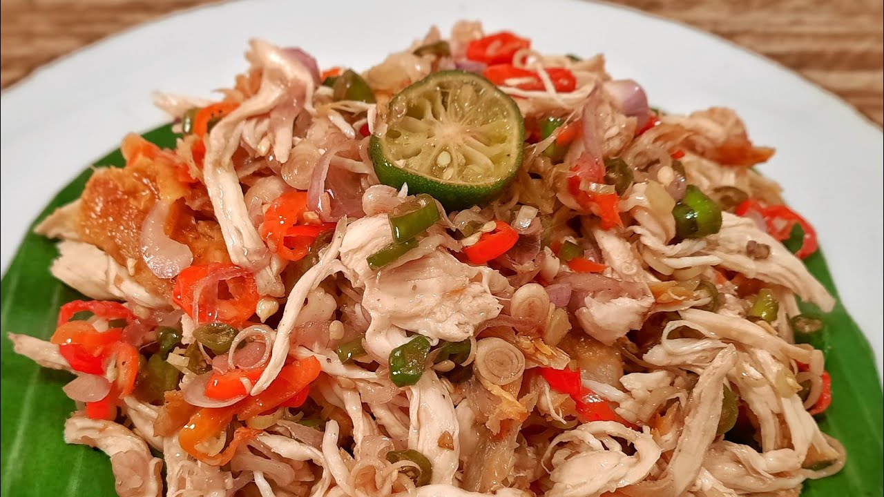 Ayam Suwir Sambal Matah Khas Bali