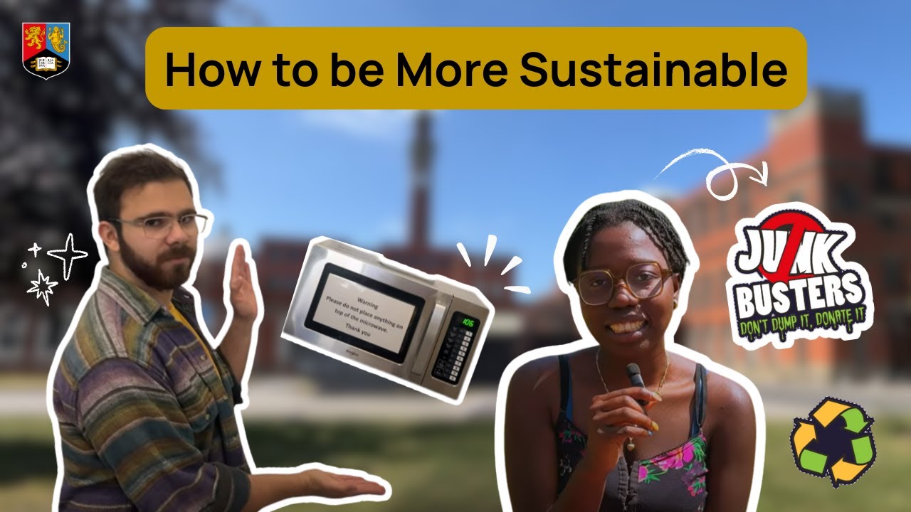 Easy Ways to be More Sustainable ♻️ | UoB Student Video #gogreen #uni #ecofriendlyliving