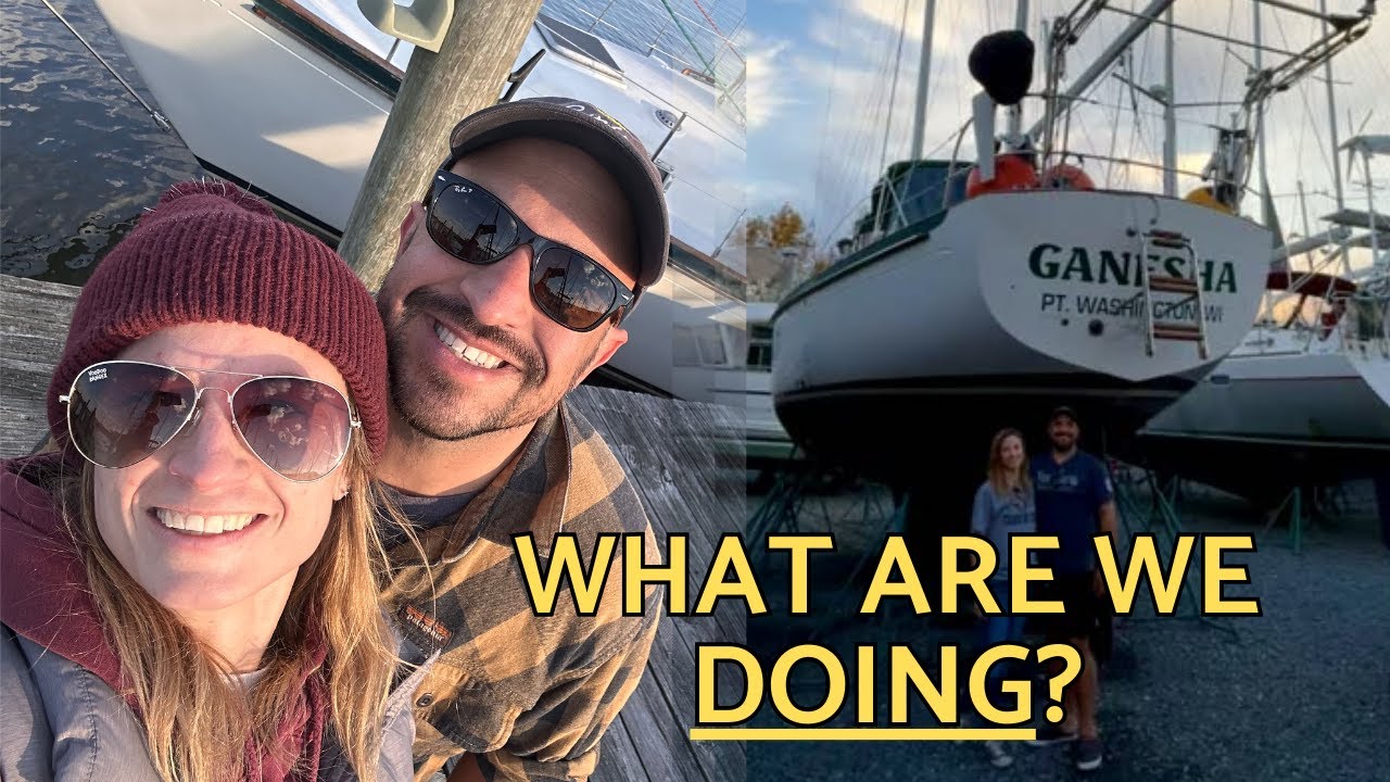 WHAT'D WE JUST DO?! - 1986 Whitby 42 Sailboat Tour (Ep.1)