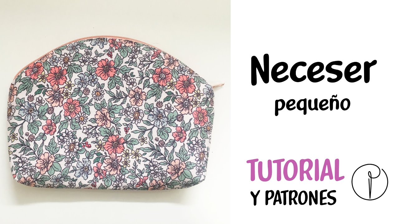 Cómo hacer un Neceser pequeño: paso a paso ¡Patrón Gratis! DIY