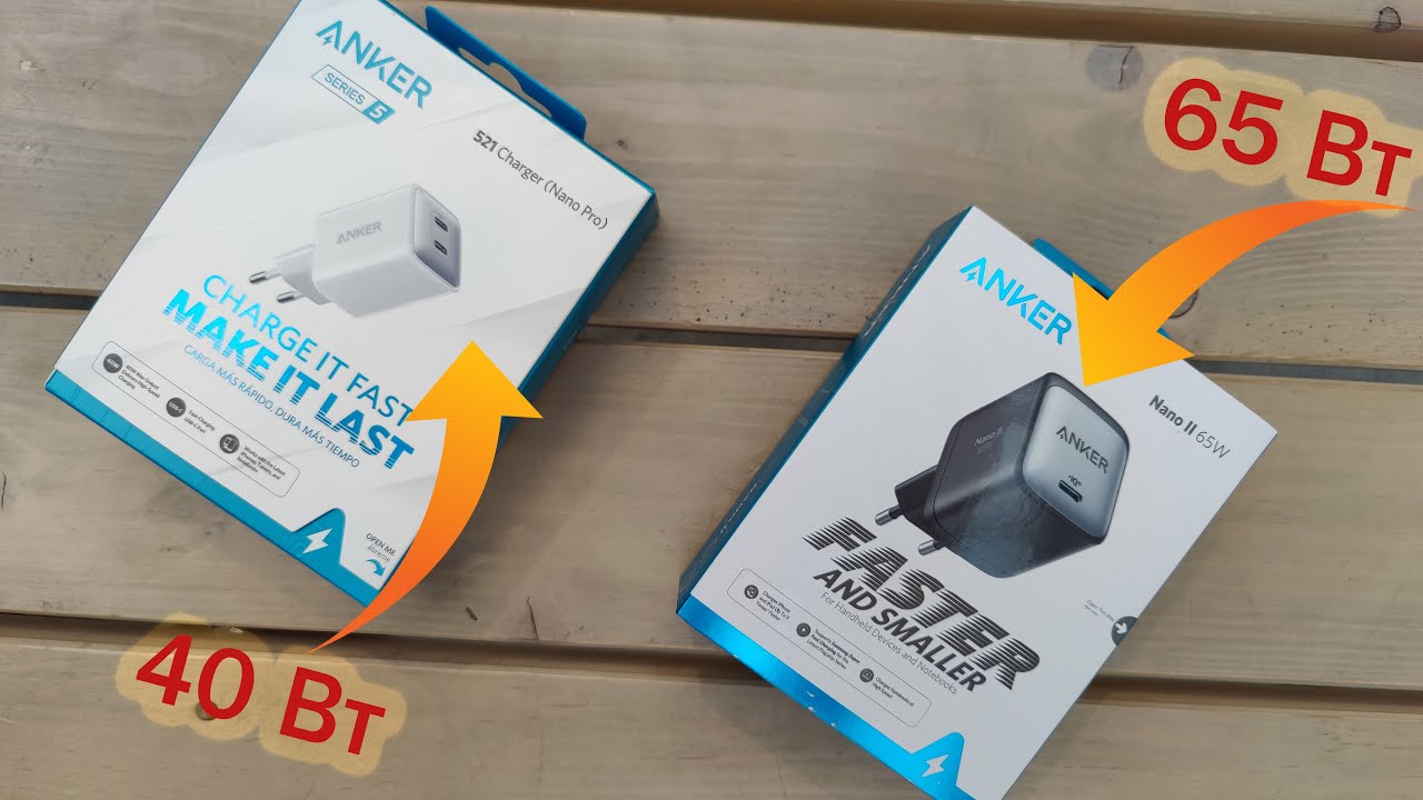 Зарядки Anker Nano Pro и Anker Nano II 65 Вт | Компактно, надежно и МОЩЩЩНО