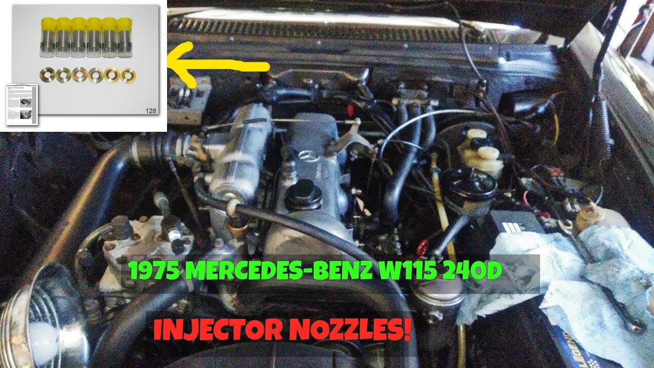 OM615, OM616, OM617 FUEL INJECTOR NOZZLES REPLACEMENT. ELIMINATING SOME MORE SMOKE!