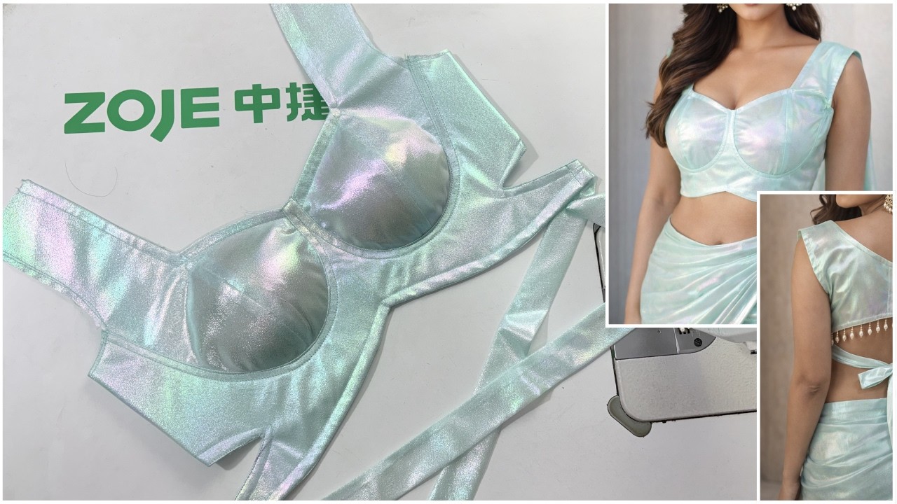 Designer Blouse Cutting and Stitching | Belt Blouse Design | Latest Blouse Design | New Blouse